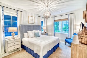 2 slaapkamers, een strijkplank/strijkijzer, wifi, beddengoed