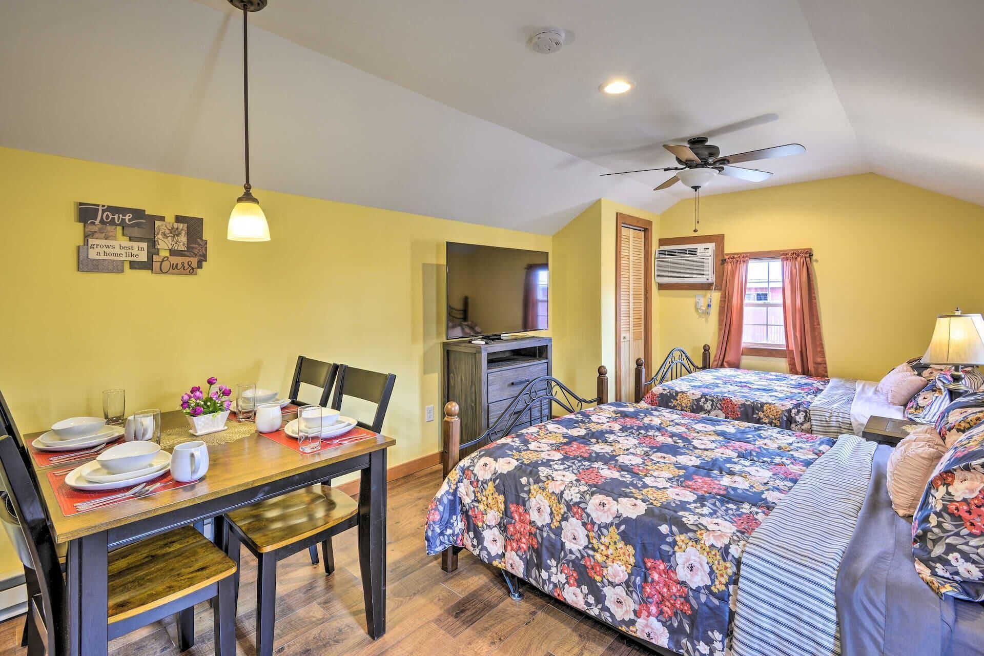 2 sovrum, skrivbord, gratis wi-fi och sängkläder