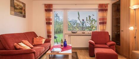 Fernseher, DVD-Player, Stereoanlage