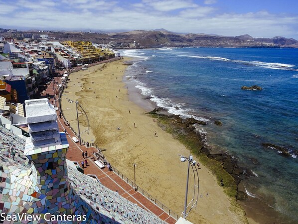 Accommodatie ligt op het strand