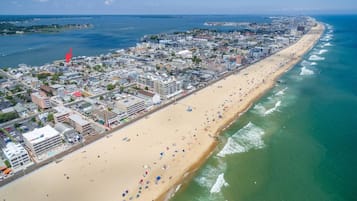 Vlak bij het strand