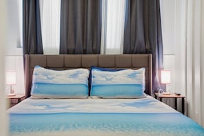 3 habitaciones, tabla de planchar con plancha, wifi y ropa de cama