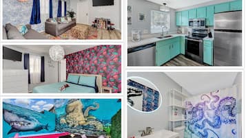 3 bedrooms, iron/ironing board, WiFi, bed sheets