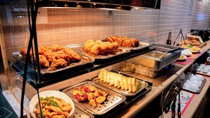 吃到飽自助式早餐
