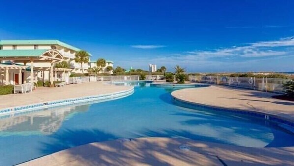 Indoor pool, outdoor pool