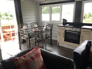 Interior - Cosy log cabin in Snowdonia 167, Family & Pet friendly, Wifi, Parking. Sleeps 4. (Bronaber)