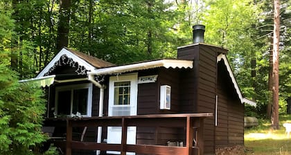 Family Chalet with fireplace under Pine trees