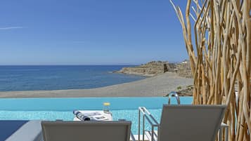 Doppia Premium, vista mare (Direct Pool Access) | Vista dalla camera