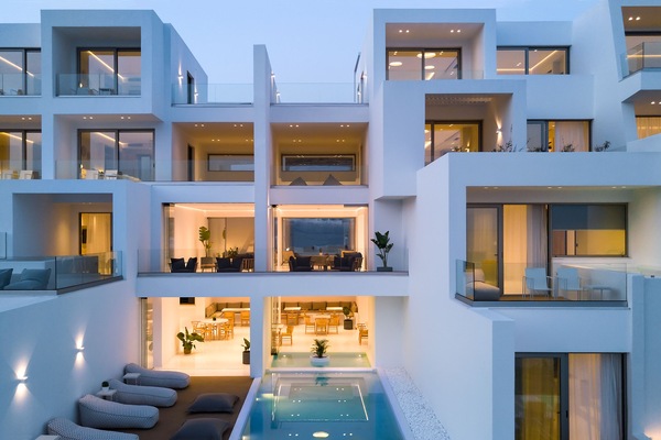 Front of property - evening/night