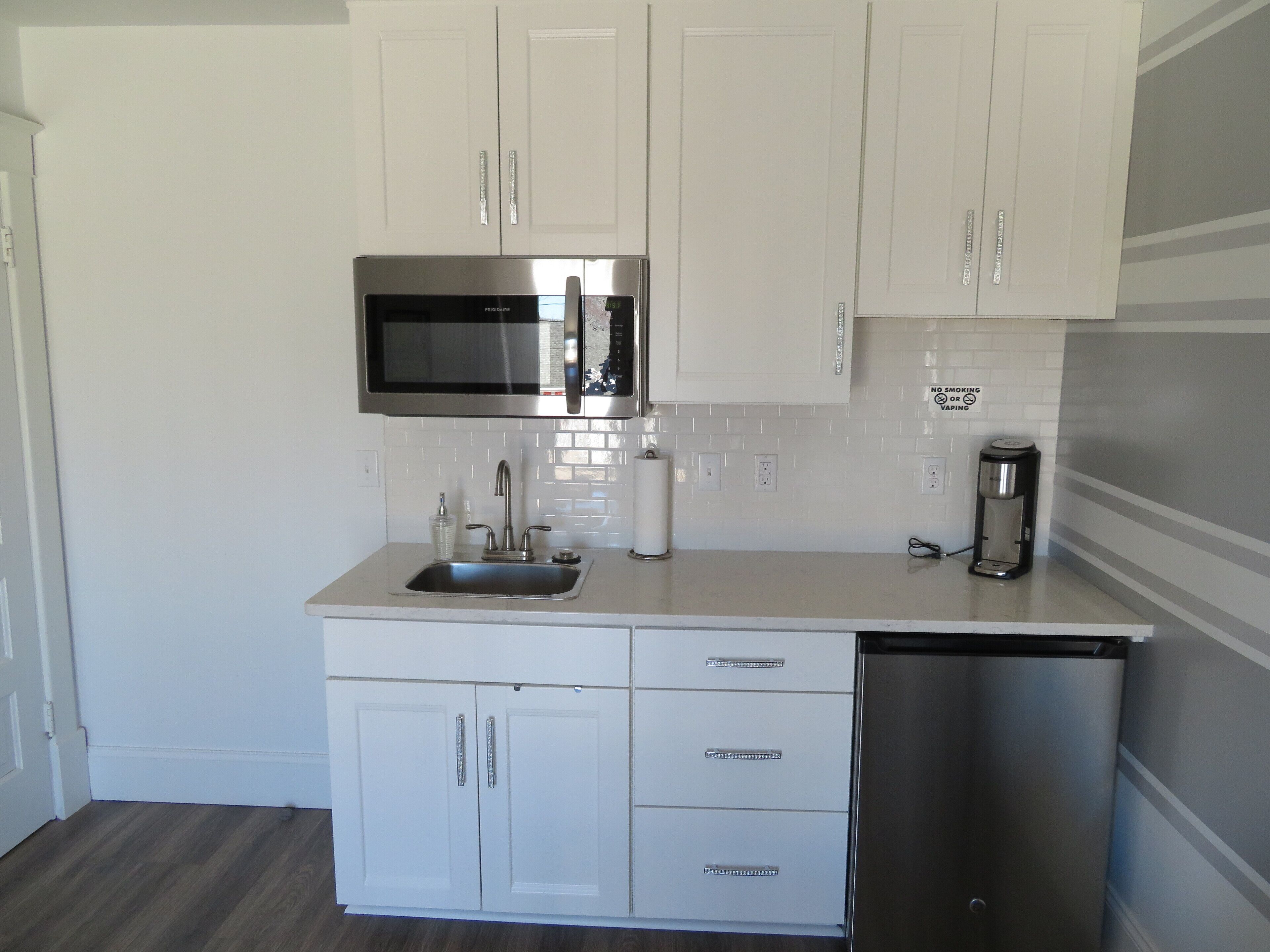 独特双人房（单人入住） | 私人厨房 | 冰箱、茶具/咖啡用具、厨具/餐具、清洁用品