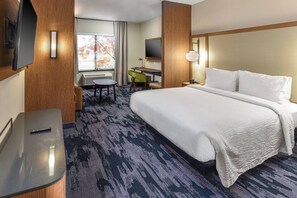 Suite, 1 King Bed with Sofa bed | Desk, laptop workspace, iron/ironing board, bed sheets - Fairfield Inn & Suites by Marriott Menifee (Menifee)