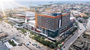 Blick von der Unterkunft