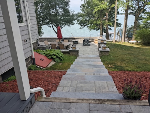 Beautiful home with 180' of Lakefront!