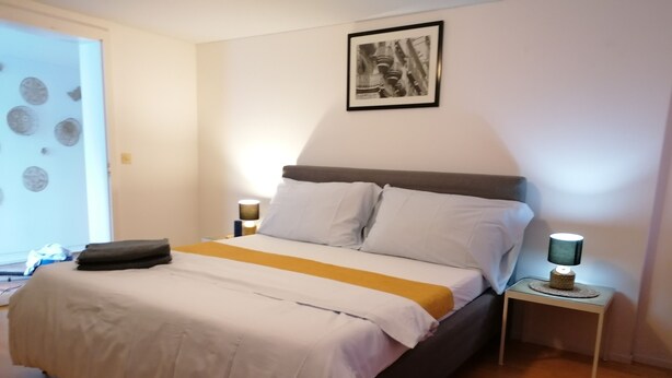 Habitación doble económica | Ropa de cama de alta calidad 