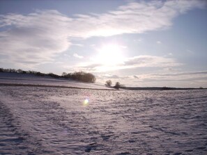 3 bedrooms, iron/ironing board, free WiFi, bed sheets - Idyllic vacation apartment "Am Scheinerturm" ideal for dog owners (Markt Wald, Oberneufnach)