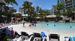 Indoor pool, outdoor pool - 2 and 3 Bedroom Apartments within Crown Towers (Surfers Paradise)
