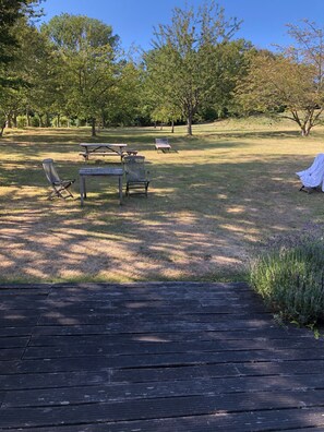 Terrace/patio - Gîte "La Maison des Amis" between sea and countryside (Ouville-la-Rivière)