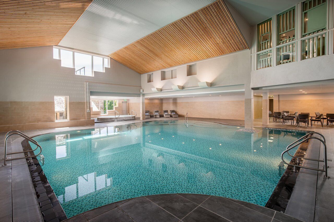Indoor pool, a heated pool