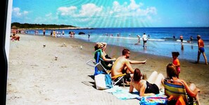 Beach nearby, beach towels