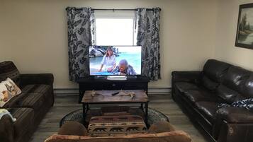 Smart-TV, DVD-spiller og bøker