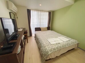 Kamar Single, Boleh Merokok (A) | Setrika/meja setrika, Wi-Fi gratis, dan seprai linen