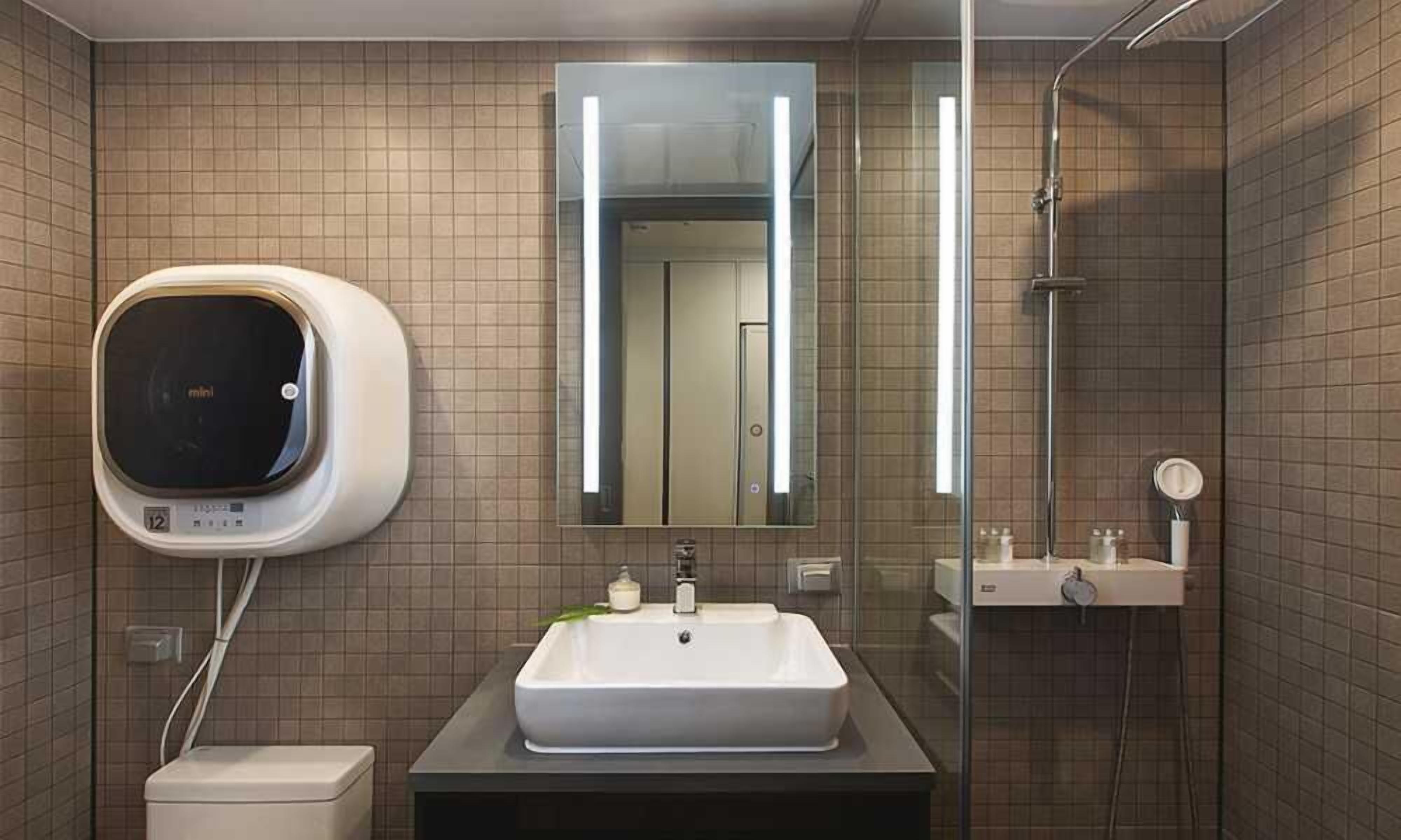 free toiletries, hair dryer, bathrobes, towels