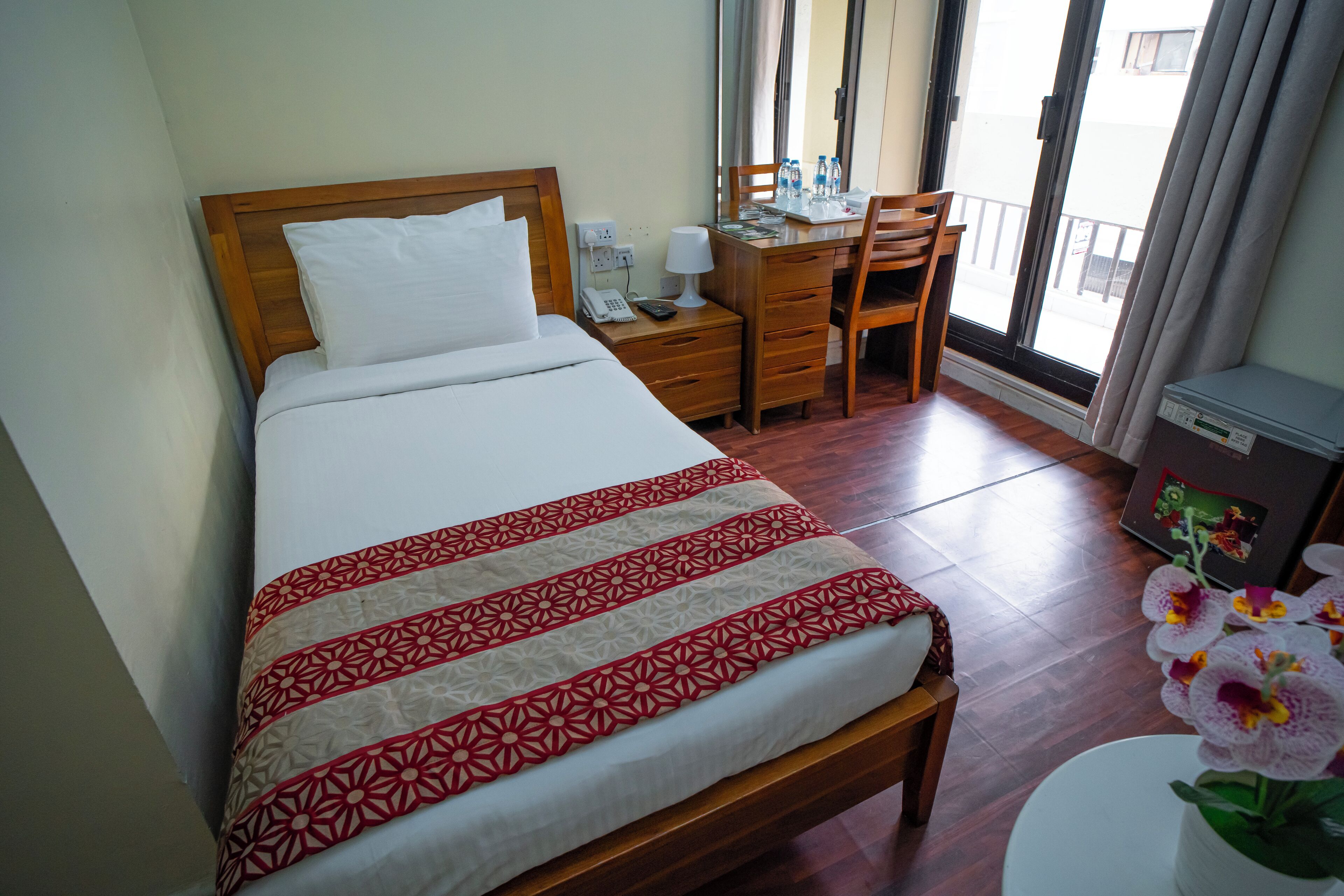 Blackout curtains, soundproofing, iron/ironing board, bed sheets