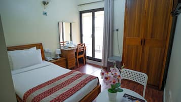 Blackout drapes, soundproofing, iron/ironing board, bed sheets