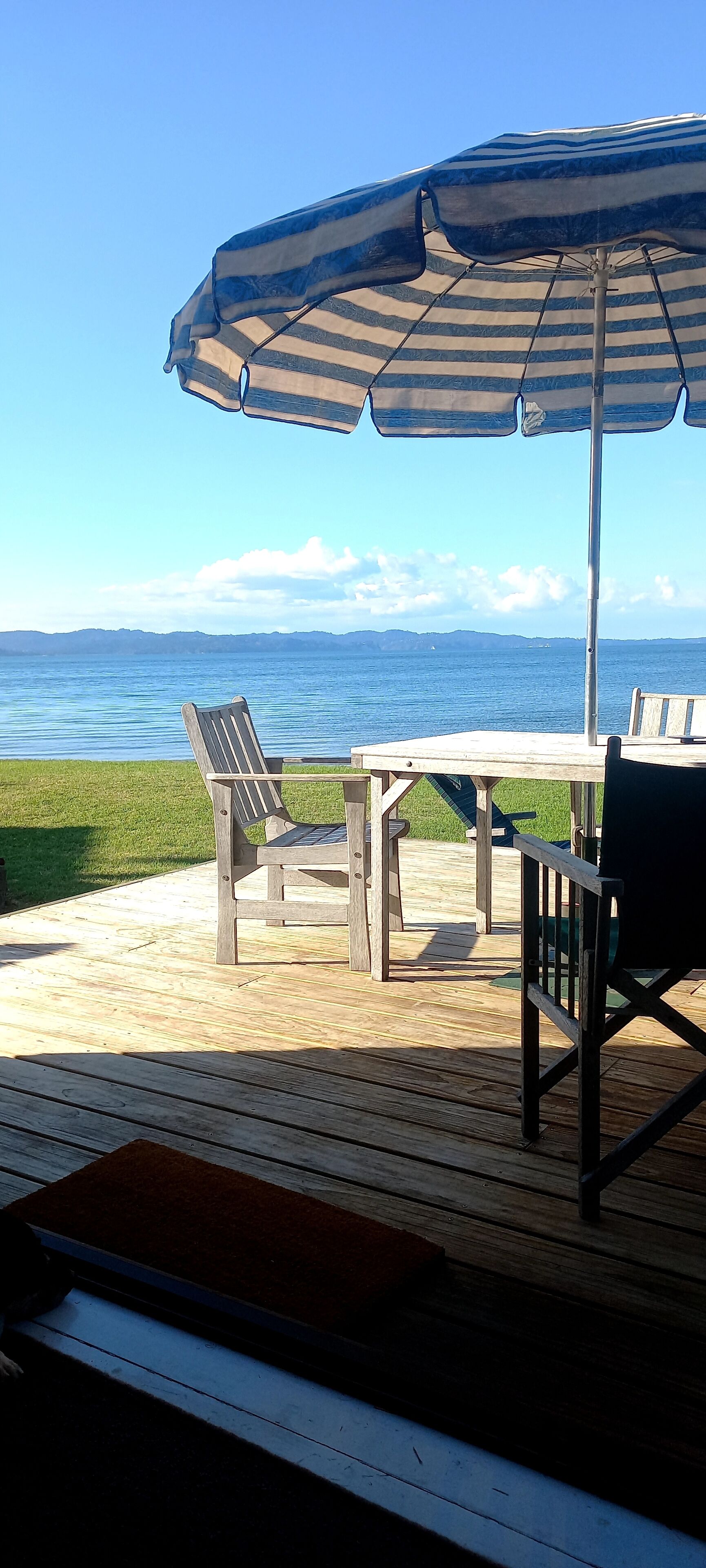View from the front deck