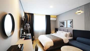 Standard-Doppelzimmer (Free Netflix) | 1 Schlafzimmer, Schreibtisch, laptopgeeigneter Arbeitsplatz