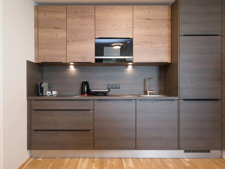 Exclusive-Apartment (Top 26) | Eigene Küche | Kühlschrank, Mikrowelle, Herdplatte, Espressomaschine