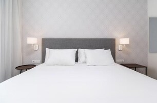 Down comforters, in-room safe, blackout drapes, iron/ironing board