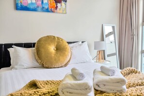 1 Schlafzimmer, Bügeleisen/Bügelbrett, kostenloses WLAN, Bettwäsche