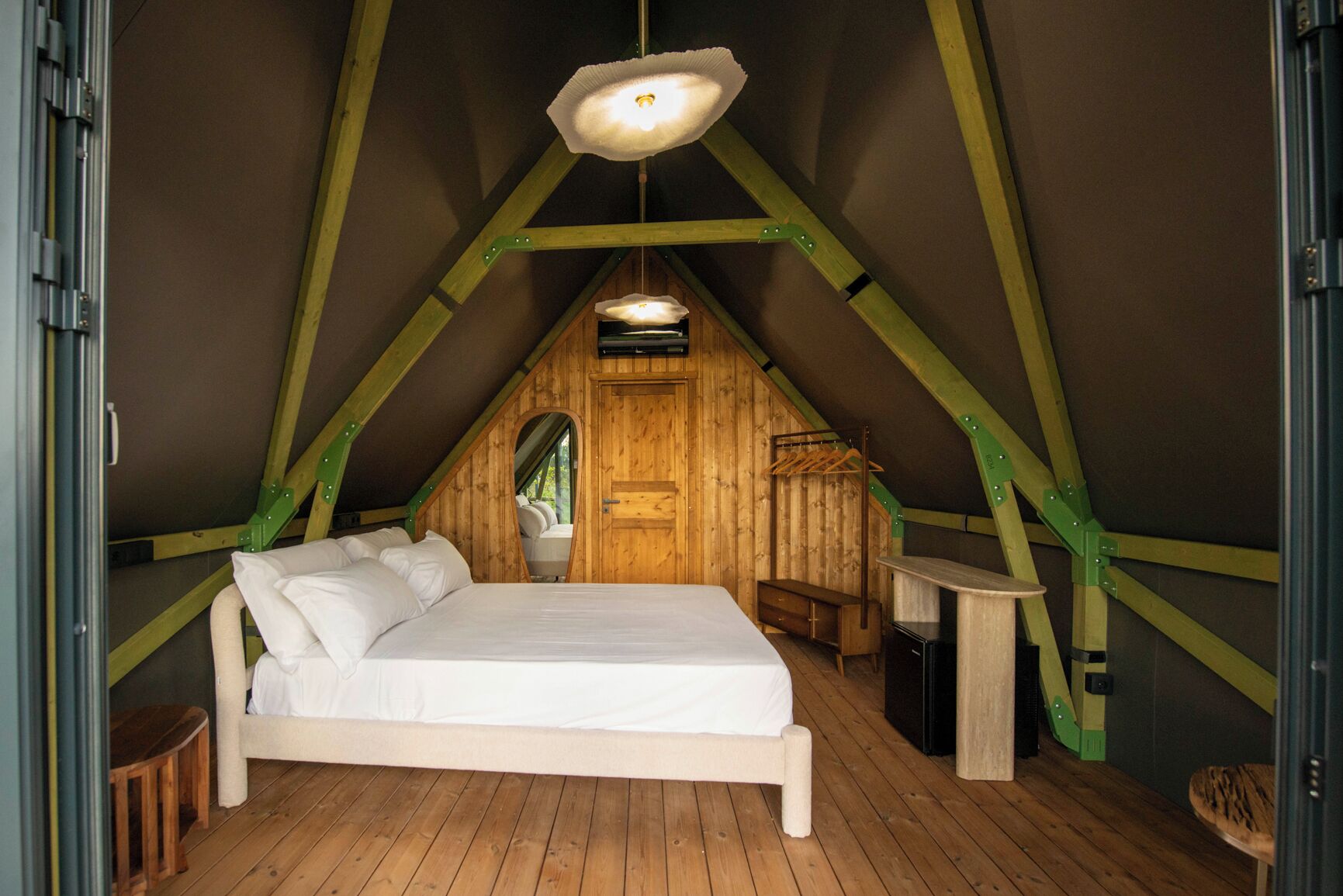 Deluxe Tent | Premium bedding, down comforters, memory foam beds, minibar
