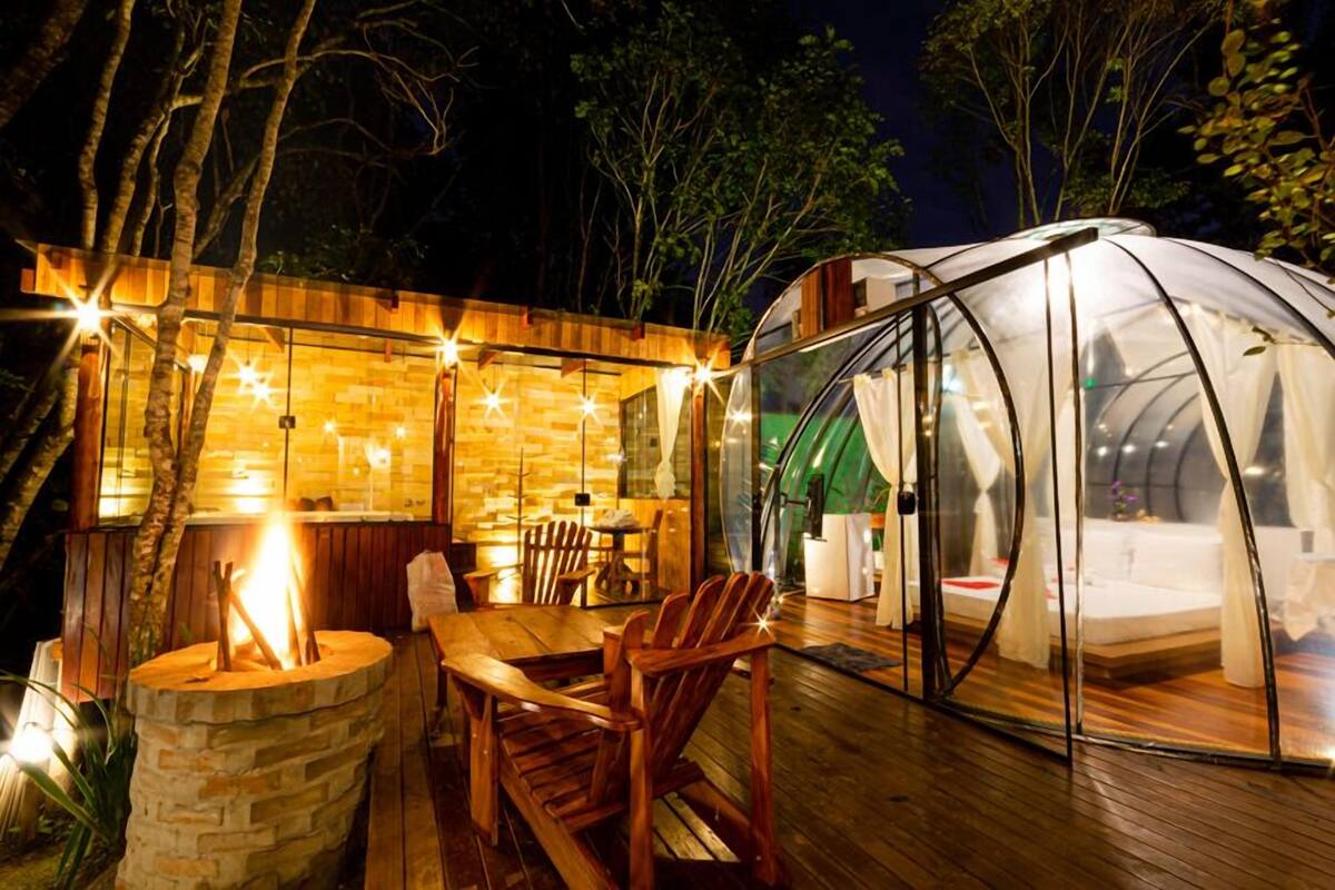 Luxury Double Room, Hot Tub | Egyptian cotton sheets, premium bedding, pillowtop beds, minibar