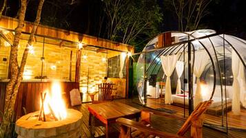 Front of property - evening/night