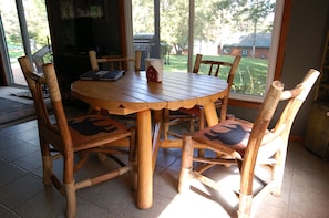 Standard Cottage, 3 Bedrooms (Scenic Pine) | Private kitchen | Full-size fridge, microwave, oven, stovetop - Gathering Place Resort & Lodge (Birchwood)