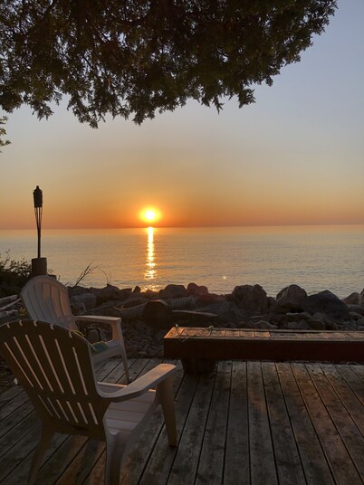 Escape the city and enjoy beautiful, Lake Huron sunsets!