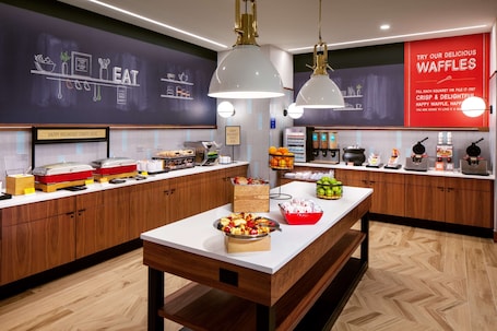 Free daily buffet breakfast. Hampton Inn Boston Seaport District