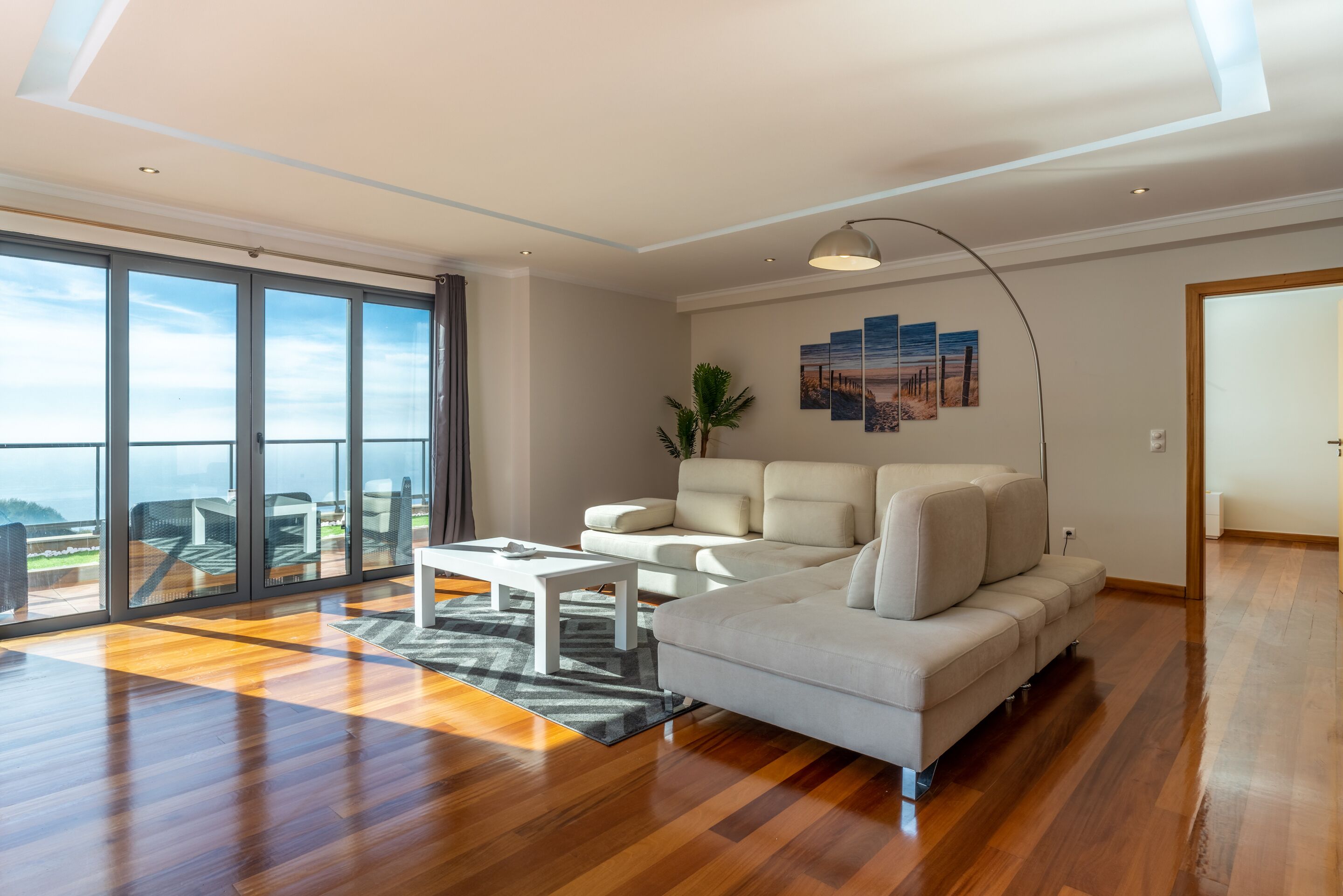 Deluxe Villa, 3 Bedrooms, Private Pool | Living area | 47-inch Smart TV with cable channels, TV