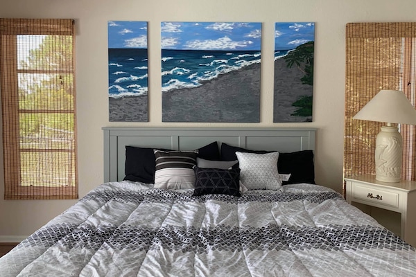 2 bedrooms, in-room safe, iron/ironing board, WiFi