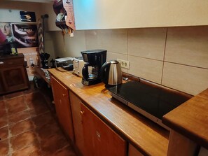 Private kitchen - Arthouse Lucrezia, Guest house, Timişoara, Romania  (Timisoara)