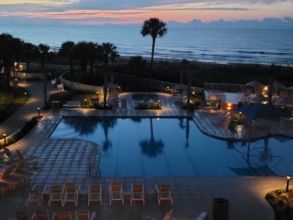 Indoor pool, outdoor pool