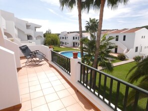Property grounds - Beautiful 3-bedroom apartment with terrace, barbecue, WIFI, pool and GOLF. SON PARC (Son Parc)