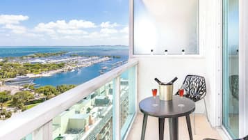 Family Studio, 1 King Bed with Sofa bed, Partial Ocean View | View from room