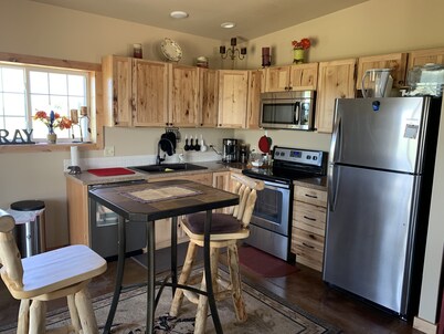 O’Bryans’ Copper Cabin at the River Place. 