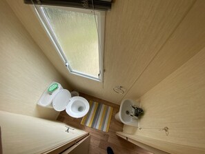 Cabin | Bathroom | Shower, towels - 3 Bed 8 Berth Caravan in California Cliffs - M1 (Great Yarmouth)