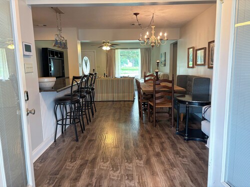 Walk to Beach, Casinos & Art – 4BR/4BA with Spacious Covered Porch!
