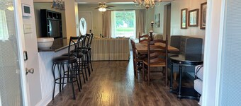 Walk to Beach, Casinos & Art – 4BR/4BA with Spacious Covered Porch!