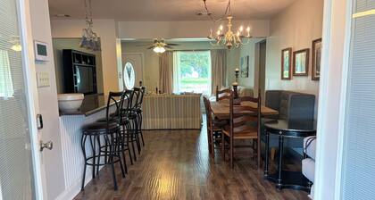 Walk to Beach, Casinos & Art – 4BR/4BA with Spacious Covered Porch!